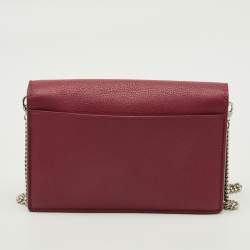 Pre Owned Louis Vuitton Mylockme Bicolor Leather Chain Pochette