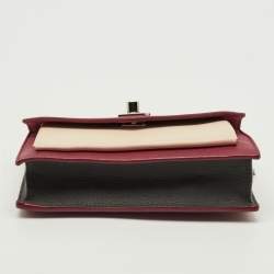 Pre Owned Louis Vuitton Mylockme Bicolor Leather Chain Pochette