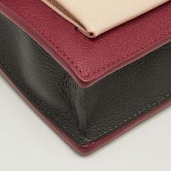 Pre Owned Louis Vuitton Mylockme Bicolor Leather Chain Pochette