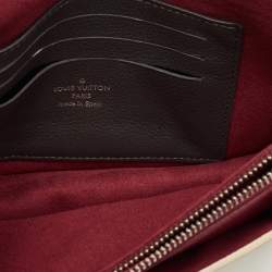 Pre Owned Louis Vuitton Mylockme Bicolor Leather Chain Pochette