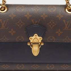 مملوكة مسبقًا حقيبة لوي فيتون فيكتوار قماش مونوغرامي أسود