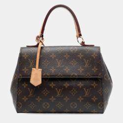Pre Owned Louis Vuitton Brown Monogram Cluny BB