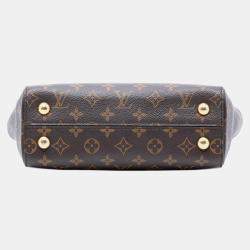 Pre Owned Louis Vuitton Brown Monogram Cluny BB
