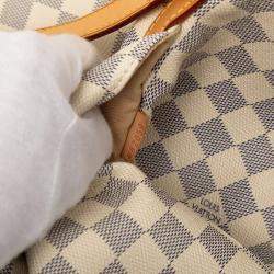 مملوكة مسبقًا Louis Vuitton White Damier Azur Totally MM