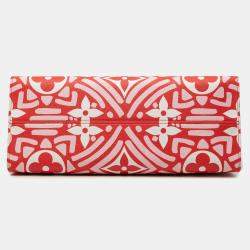 Pre Owned Louis Vuitton Red White Monogram Giant Crafty Onthego GM