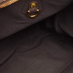 Pre Owned Louis Vuitton Fusain Monogram Mini Lin Canvas Speedy 30 Bag