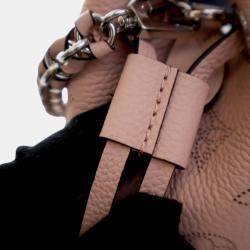 Pre Owned Louis Vuitton Pink Monogram Mahina Bella