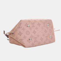 Pre Owned Louis Vuitton Pink Monogram Mahina Bella
