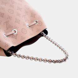 Pre Owned Louis Vuitton Pink Monogram Mahina Bella