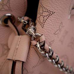Pre Owned Louis Vuitton Pink Monogram Mahina Bella