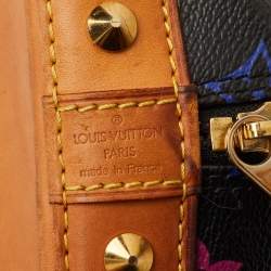 مملوكة مسبقًا حقيبة لويس فيتون ألما كانفاس مونوغرامية متعددة الألوان سوداء PM