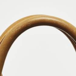 Pre Owned Louis Vuitton Speedy 30 Limited Edition Green Monogram Perforated Canvas Satchel