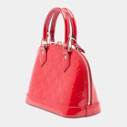 مملوكة مسبقًا حقيبة لويس فيتون مونوغرام فيرني الأحمر ألما BB