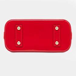 مملوكة مسبقًا حقيبة لويس فيتون مونوغرام فيرني الأحمر ألما BB