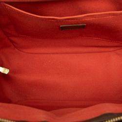 Pre Owned Louis Vuitton Brown Damier Ebene Belem MM