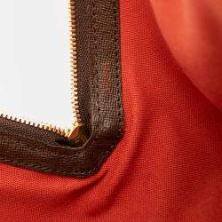 Pre Owned Louis Vuitton Brown Damier Ebene Belem MM