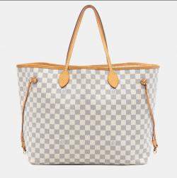 مملوكة مسبقًا حقيبة لوي فيتون نيفرفول دامير أزور أبيض جي إم