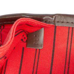 Pre Owned حقيبة لوي فويتون نيفيرفول دامييه أيبين بني كبيرة الحجم GM