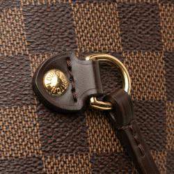 Pre Owned حقيبة لوي فويتون نيفيرفول دامييه أيبين بني كبيرة الحجم GM