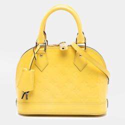 مملوكة مسبقًا Louis Vuitton Yellow Monogram Vernis Alma BB