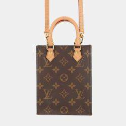 مملوكة مسبقًا Louis Vuitton Petit Sac Plat Brown Monogram