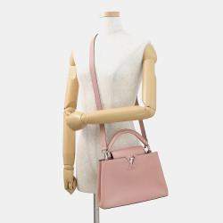 Pre Owned Louis Vuitton Capucines Magnolia Taurillon Leather Size Bb