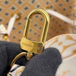 مملوكة مسبقًا حقيبة لوي فيتون لو عند منطقة نيو نوه أبيض/بيج منومغام / حجم عملاق بي بي