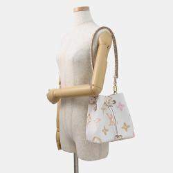 مملوكة مسبقًا حقيبة لوي فيتون لو عند منطقة نيو نوه أبيض/بيج منومغام / حجم عملاق بي بي