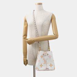 مملوكة مسبقًا حقيبة لوي فيتون لو عند منطقة نيو نوه أبيض/بيج منومغام / حجم عملاق بي بي