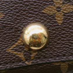 Pre Owned Louis Vuitton Montaigne Bordeaux Monogram Size Bb