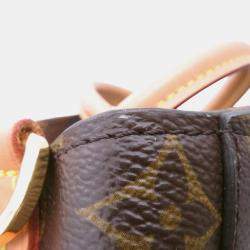 Pre Owned Louis Vuitton Montaigne Bordeaux Monogram Size Bb