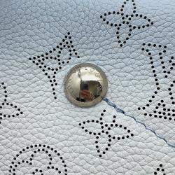 Pre Owned Louis Vuitton Bella Blue Nuage Monogram Mahina