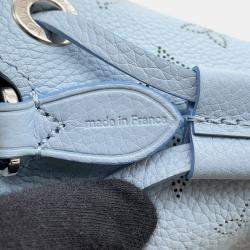 Pre Owned Louis Vuitton Bella Blue Nuage Monogram Mahina