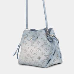 Pre Owned Louis Vuitton Bella Blue Nuage Monogram Mahina