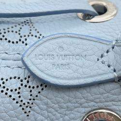 Pre Owned Louis Vuitton Bella Blue Nuage Monogram Mahina