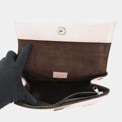 Pre Owned حقيبة لويس فويتون كلوني روز باليرين جلد إيبي الحجم بي بي