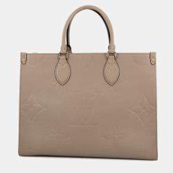 مملوكة مسبقًا حقيبة لوي فيتون أون ذا غو تورترل مونوغرام أمبران جلد حجم متوسط