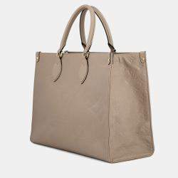 مملوكة مسبقًا حقيبة لوي فيتون أون ذا غو تورترل مونوغرام أمبران جلد حجم متوسط