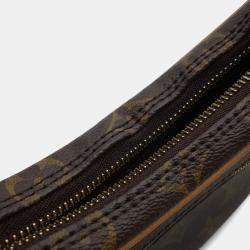 Pre Owned Louis Vuitton Loop Beige, Brown Monogram Crossbody Bag