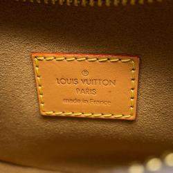 Pre Owned Louis Vuitton Loop Beige, Brown Monogram Crossbody Bag