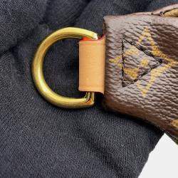 Pre Owned Louis Vuitton High Rise Brown/Ivory Monogram Handbag