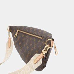 Pre Owned Louis Vuitton High Rise Brown/Ivory Monogram Handbag