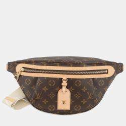 Pre Owned Louis Vuitton High Rise Brown/Ivory Monogram Handbag