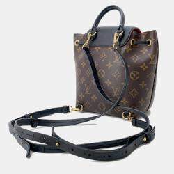 مملوكة مسبقًا Louis Vuitton Montsouris NM Black, Brown Monogram Colored Leather Size BB