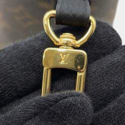 Pre Owned حقيبة لويس فويتون نيفرفول داخلي خارجي جلد حبيبي مونوغرام أسود/بني حجم بي بي