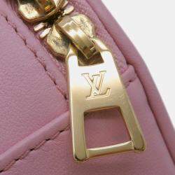 مملوكة مسبقًا حقيبة لوي فيتون بوبي ماي هارت جلد مونوغرامي وردي