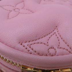 مملوكة مسبقًا حقيبة لوي فيتون بوبي ماي هارت جلد مونوغرامي وردي