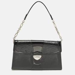 Pre Owned Louis Vuitton Pochette Jena Black Electric Epi Leather Bag