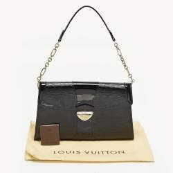 Pre Owned Louis Vuitton Pochette Jena Black Electric Epi Leather Bag