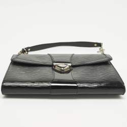 Pre Owned Louis Vuitton Pochette Jena Black Electric Epi Leather Bag